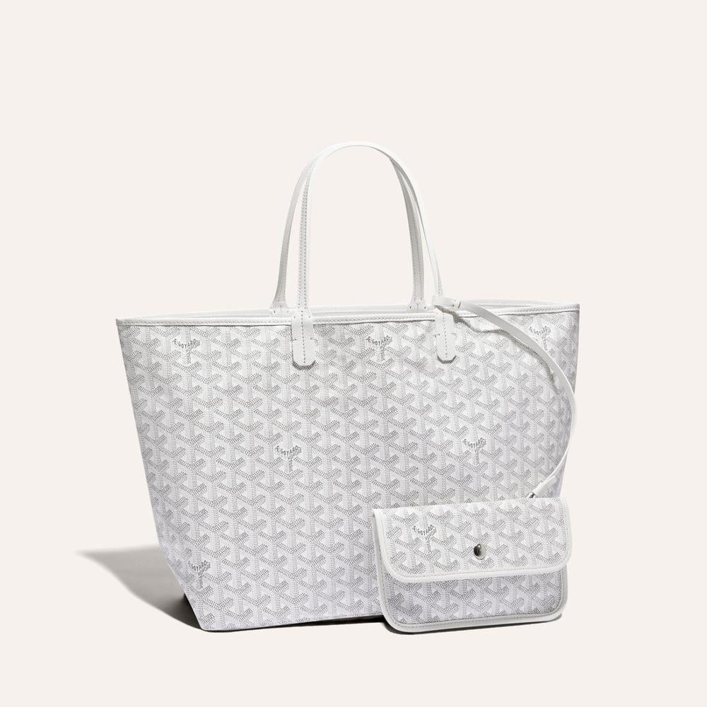 GOYARD Women Saint Louis Bag PM White STLOUIPMLTY50CL50P