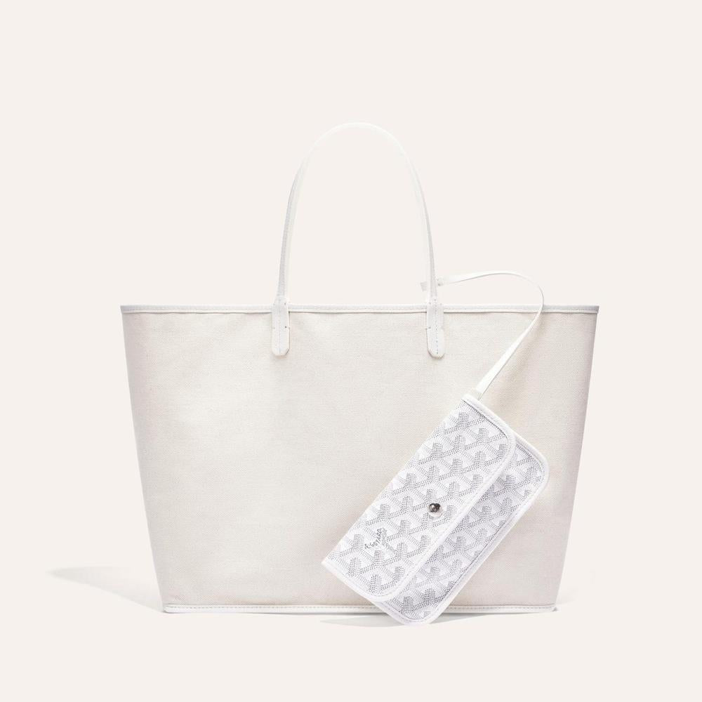 GOYARD Women Saint Louis Bag PM White STLOUIPMLTY50CL50P