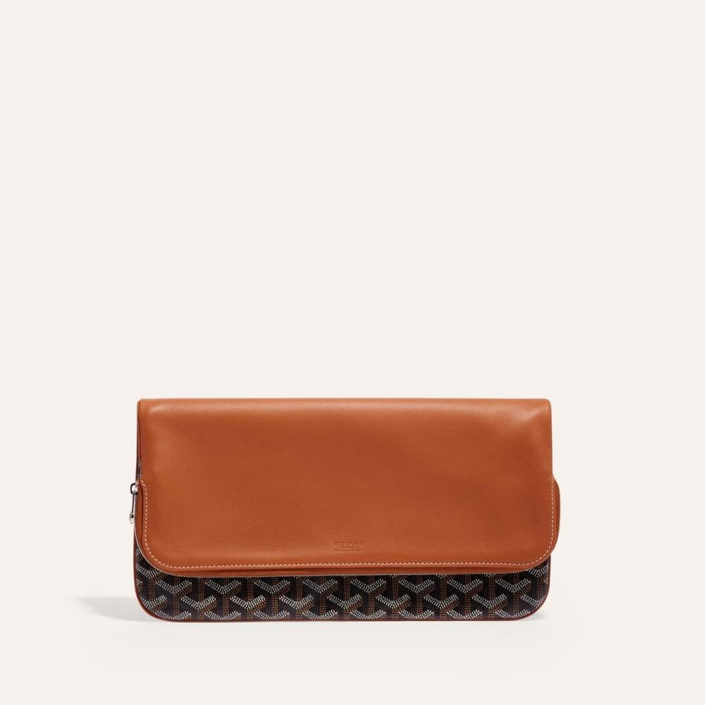 GOYARD Women Saint Marie Clutch MM Black tan STMARIMMLTY01CL03P