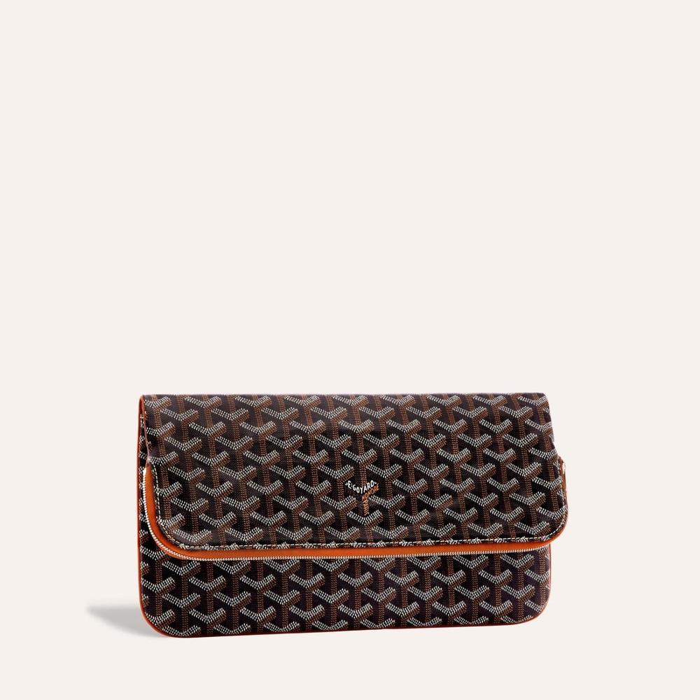 GOYARD Women Saint Marie Clutch MM Black tan STMARIMMLTY01CL03P