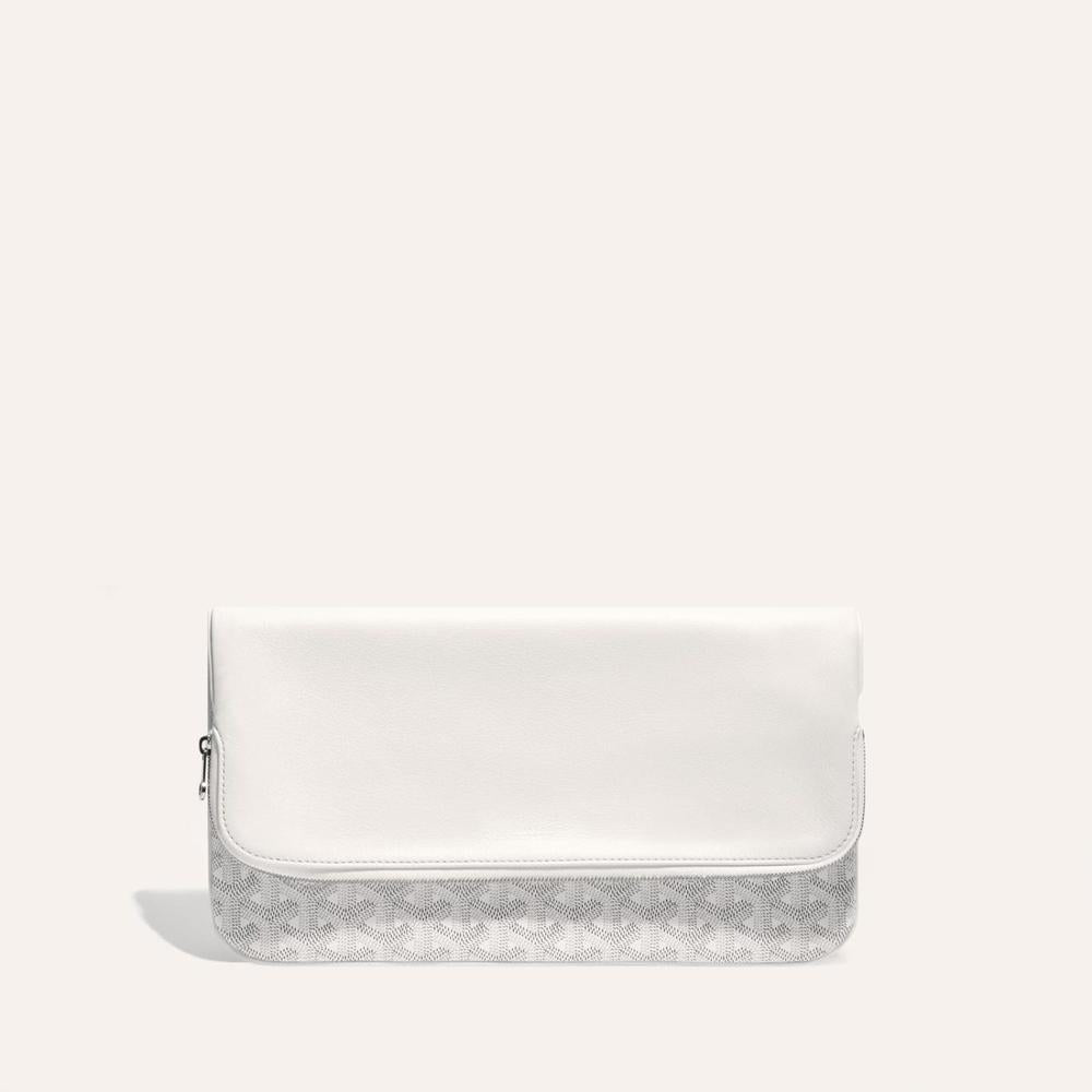 GOYARD Women Saint Marie Clutch MM White STMARIMMLTY50CL50P