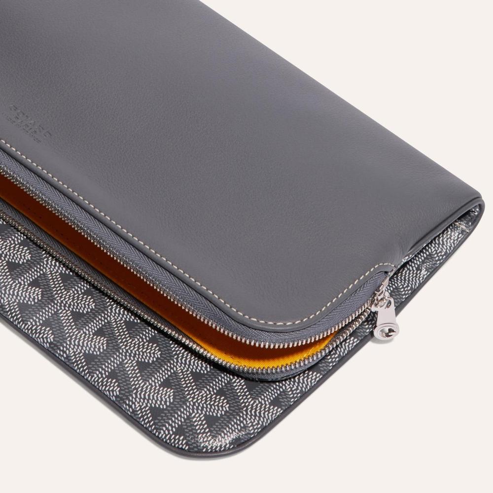 GOYARD Women Saint Marie Clutch MM Grey STMARIMMLTY51CL51P