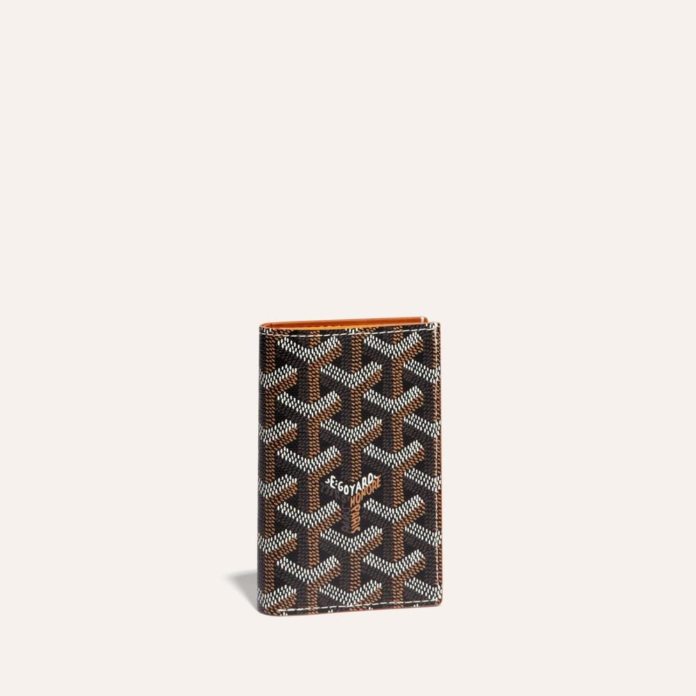 GOYARD Men Saint Pierre Card Holder Black tan STPIE2PMLTY01CL03P