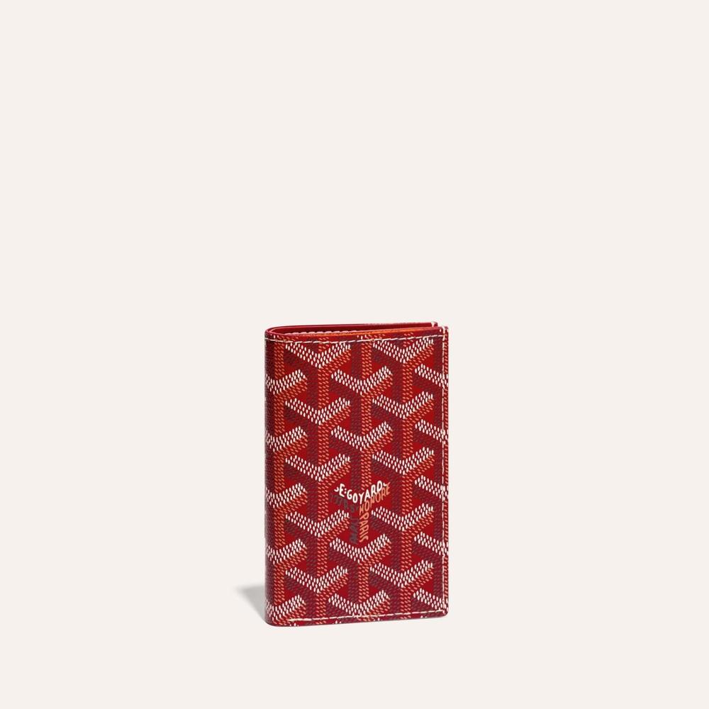 GOYARD Men Saint Pierre Card Holder Red STPIE2PMLTY02CL02P