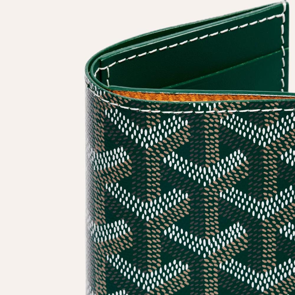 GOYARD Men Saint Pierre Card Holder Green STPIE2PMLTY09CL09P