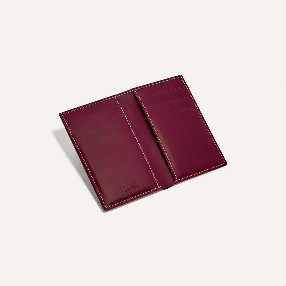 GOYARD Men Saint Pierre Card Holder Burgundy STPIE2PMLTY33CL33P