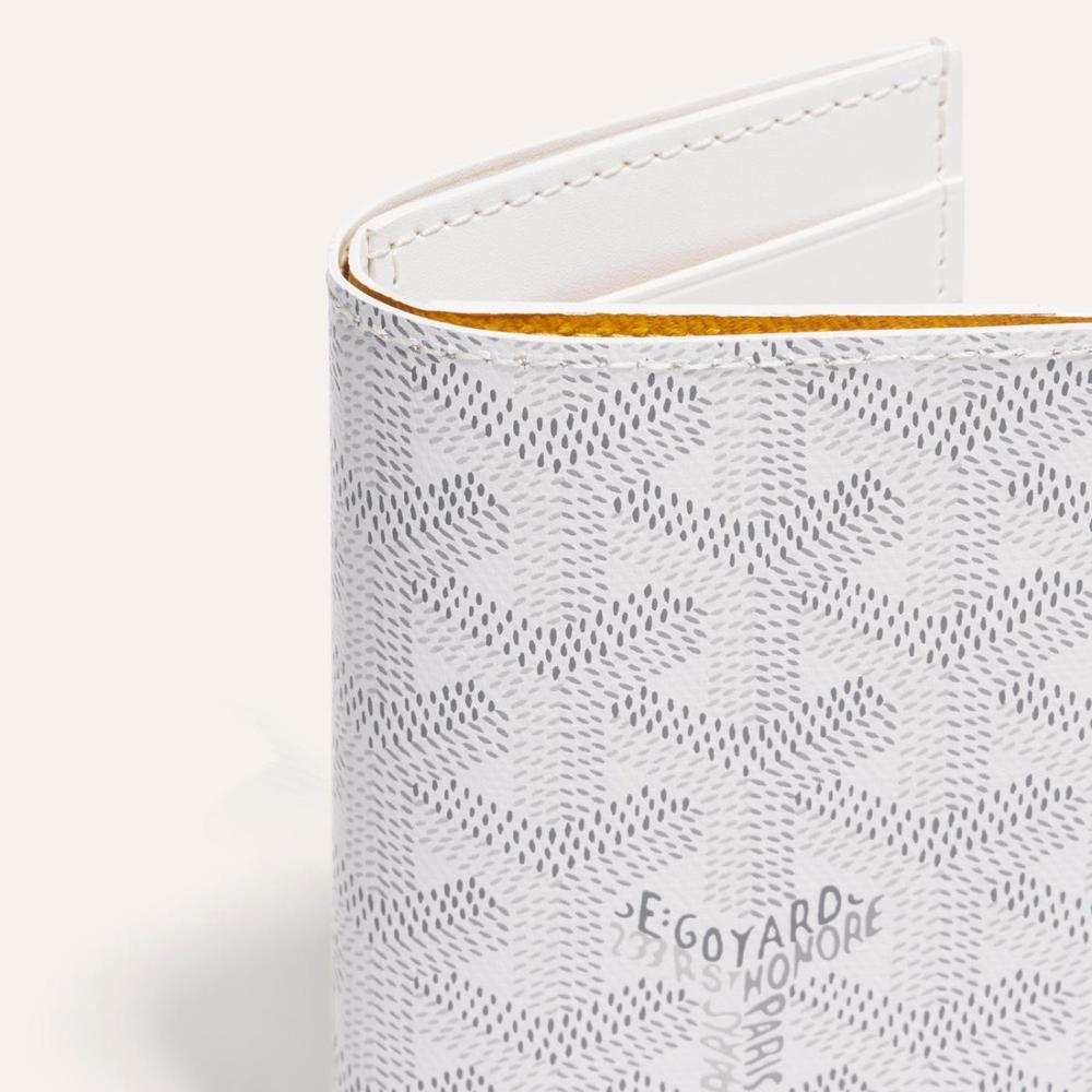 GOYARD Men Saint Pierre Card Holder White STPIE2PMLTY50CL50P