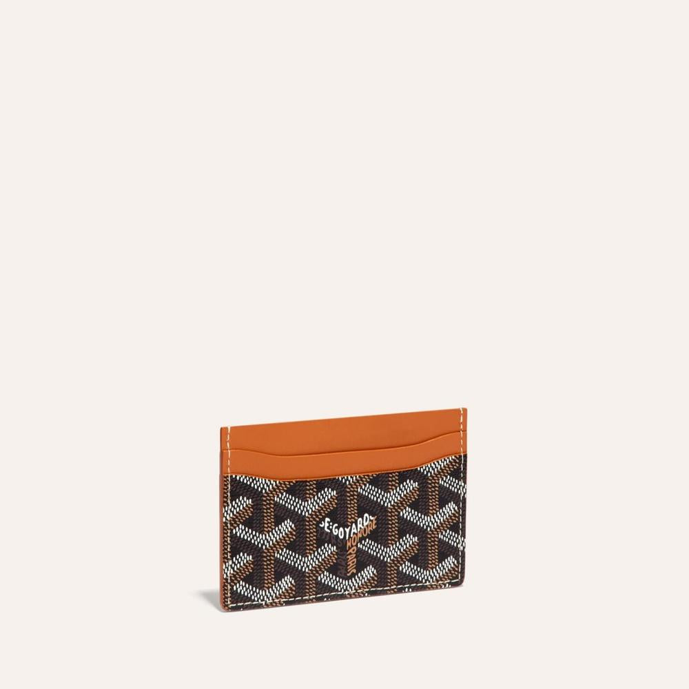 GOYARD Men Saint-Sulpice Card Holder Black tan STSULPPMLTY01CL03X