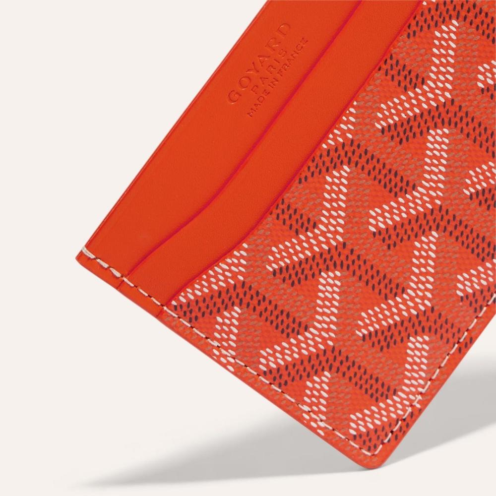 GOYARD Men Saint-Sulpice Card Holder Orange STSULPPMLTY07CL07X