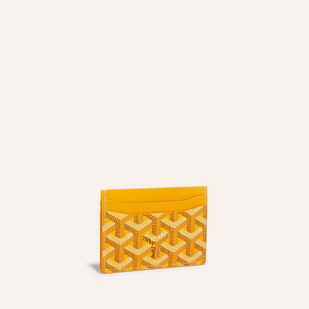 GOYARD Men Saint-Sulpice Card Holder Yellow STSULPPMLTY08CL08X