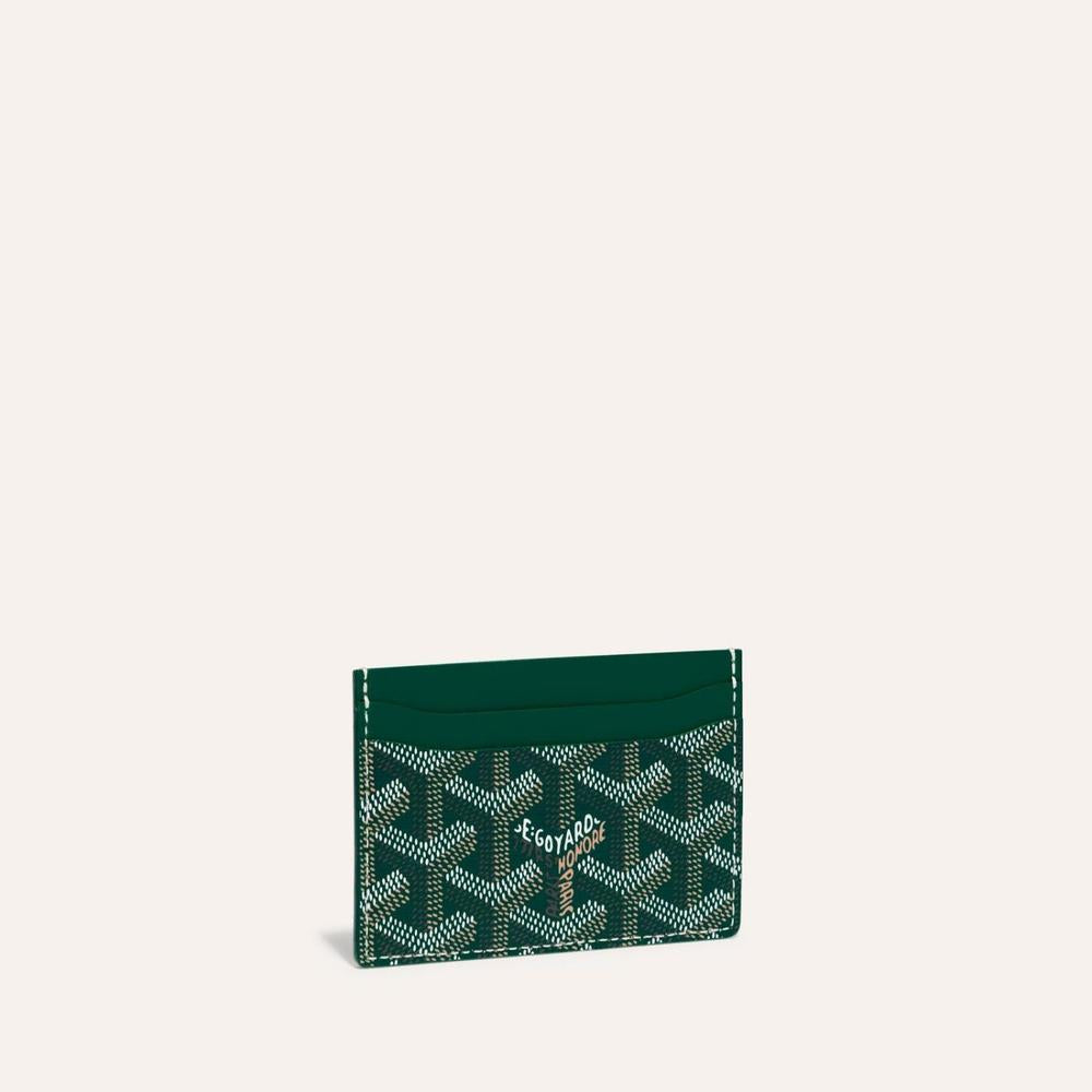 GOYARD Men Saint-Sulpice Card Holder Green STSULPPMLTY09CL09X