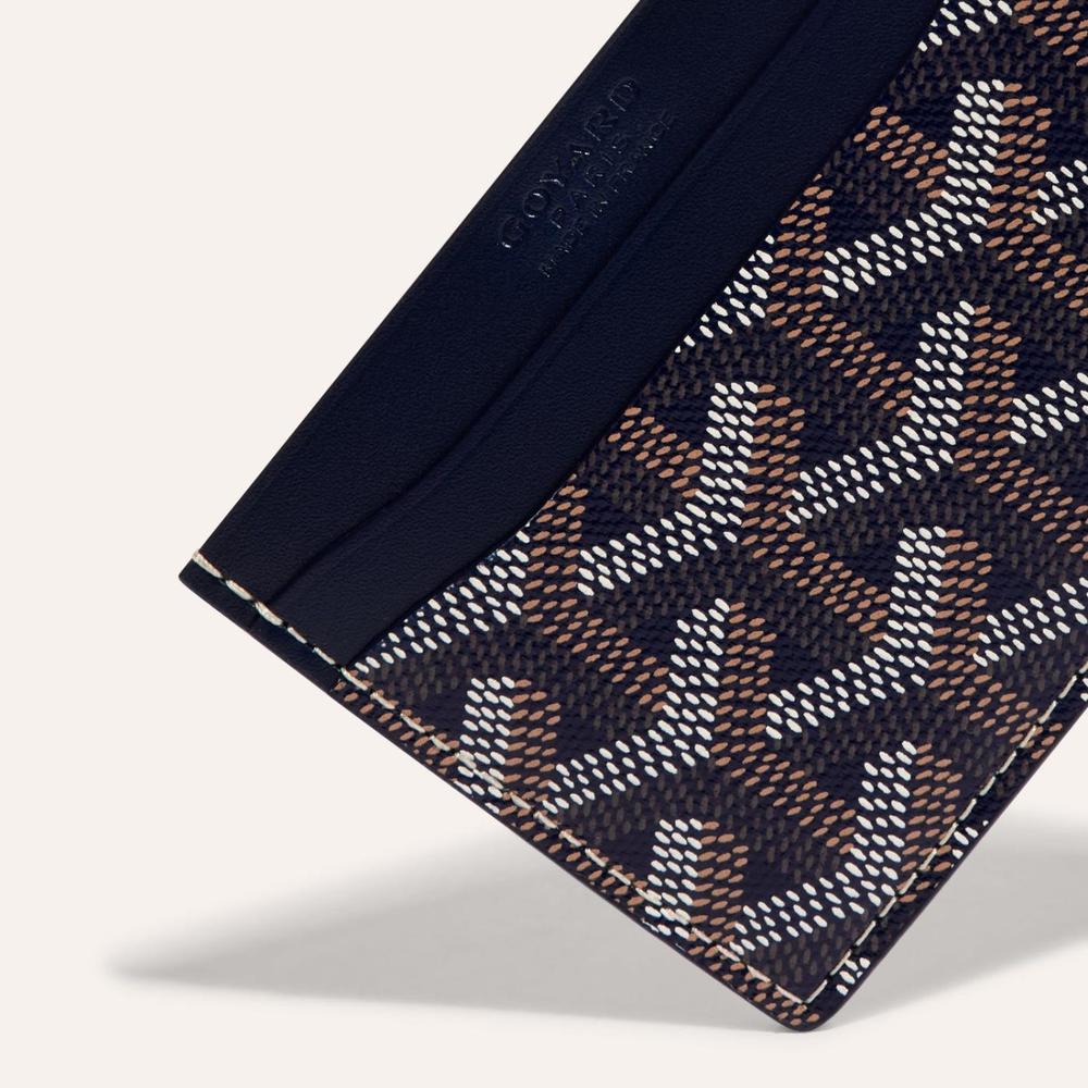 GOYARD Men Saint-Sulpice Card Holder Navy STSULPPMLTY12CL12X