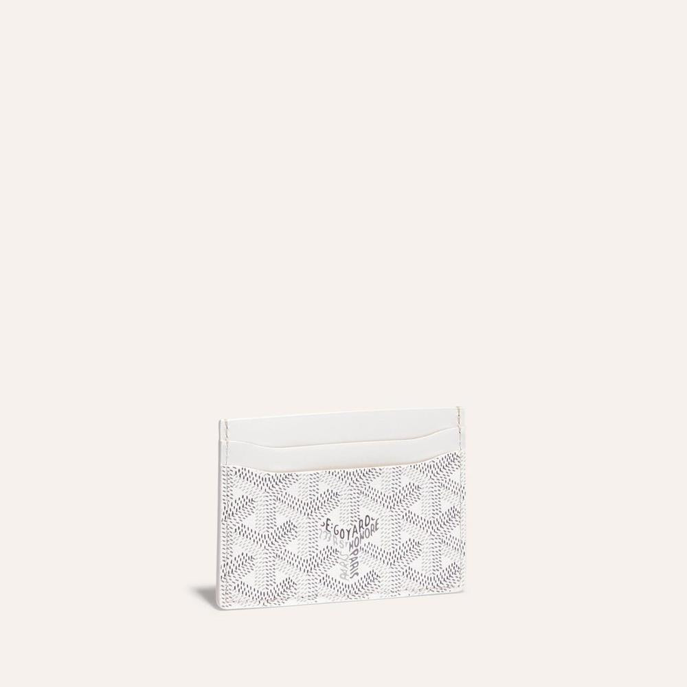 GOYARD Men Saint-Sulpice Card Holder White STSULPPMLTY50CL50X