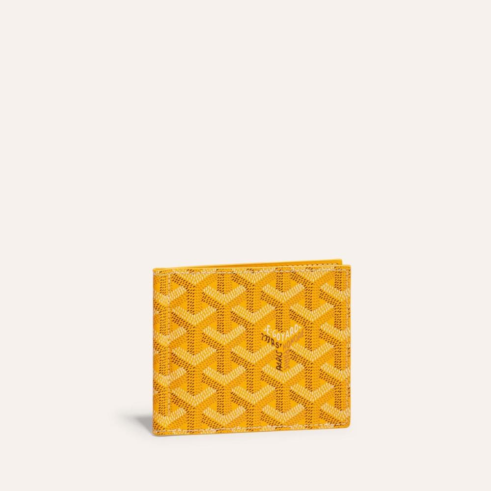 GOYARD Men Saint-Thomas Billfold Wallet Yellow STTHOMPMLTY08CL08P