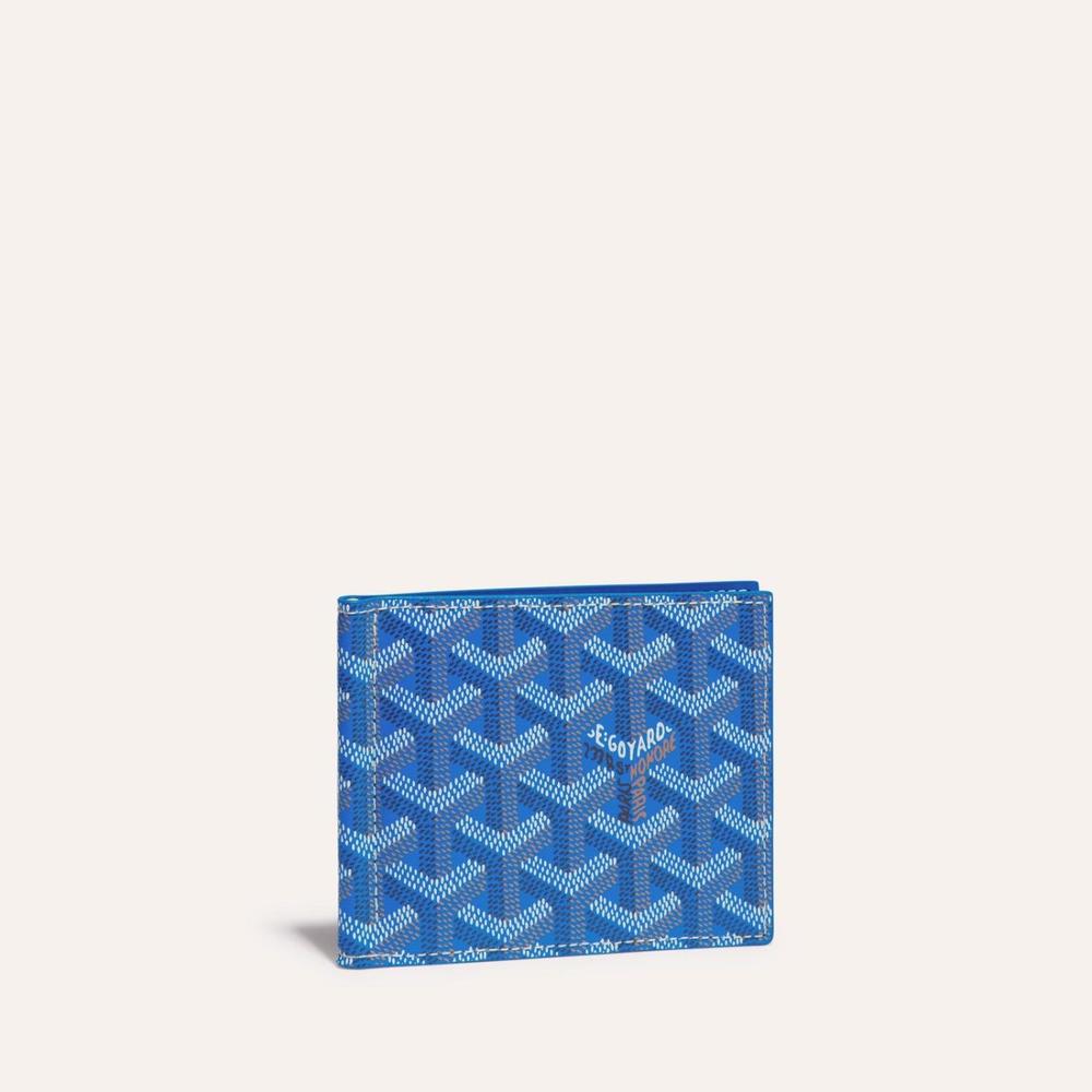 GOYARD Men Saint-Thomas Billfold Wallet Sky blue STTHOMPMLTY10CL10P