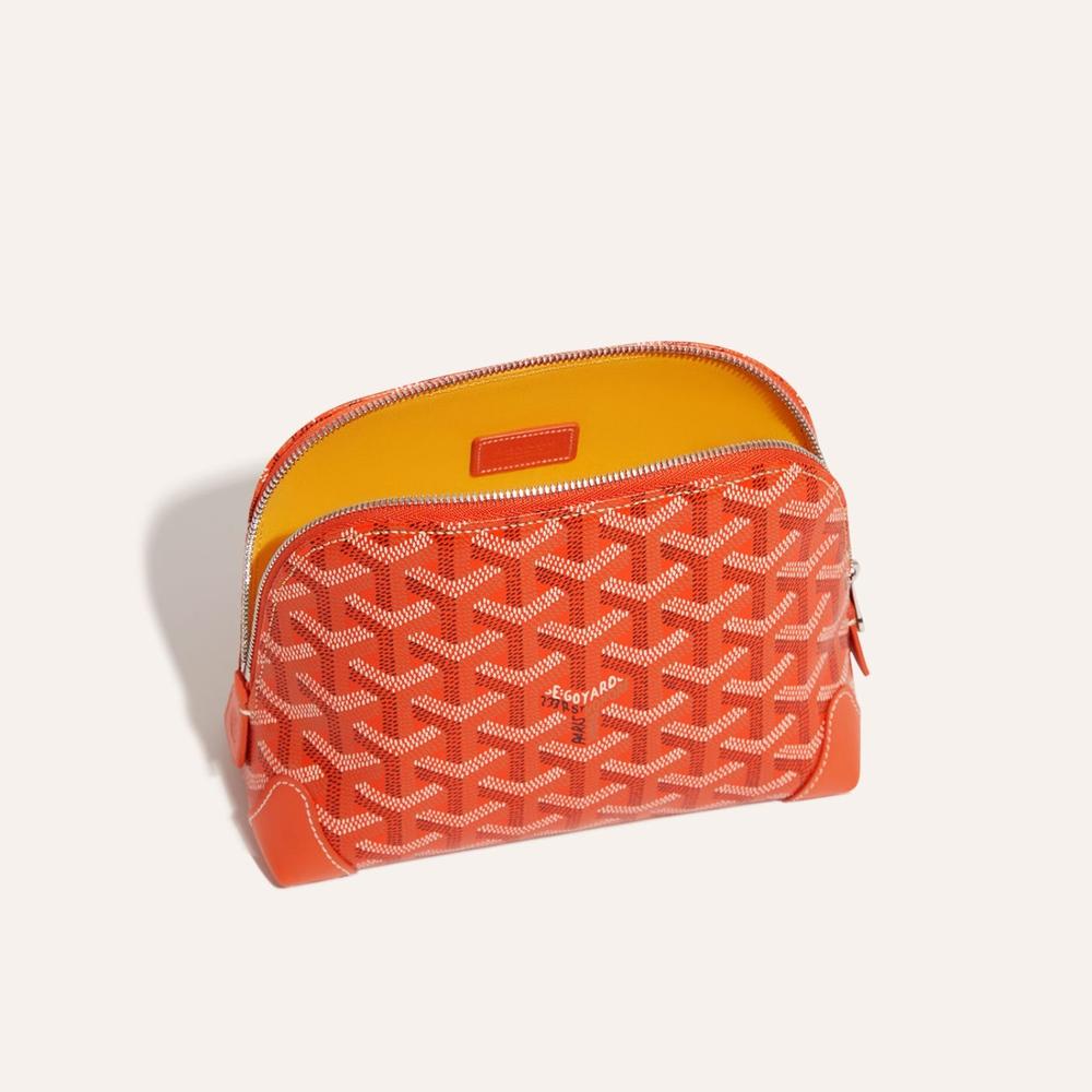 GOYARD Women Vendome Cosmetic Pouch Orange VENDOTPMLTY07CL07P