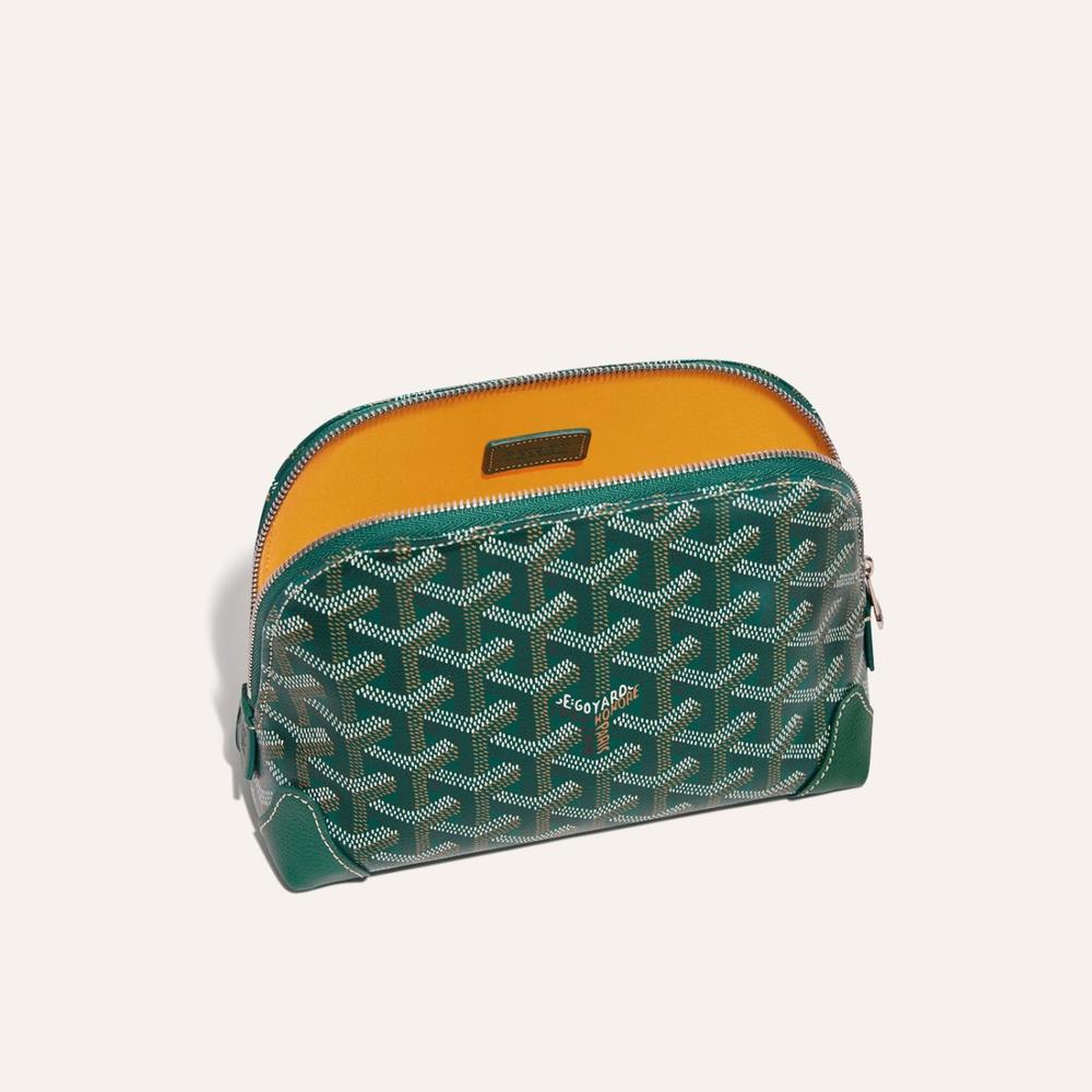 GOYARD Women Vendome Cosmetic Pouch Green VENDOTPMLTY09CL09P