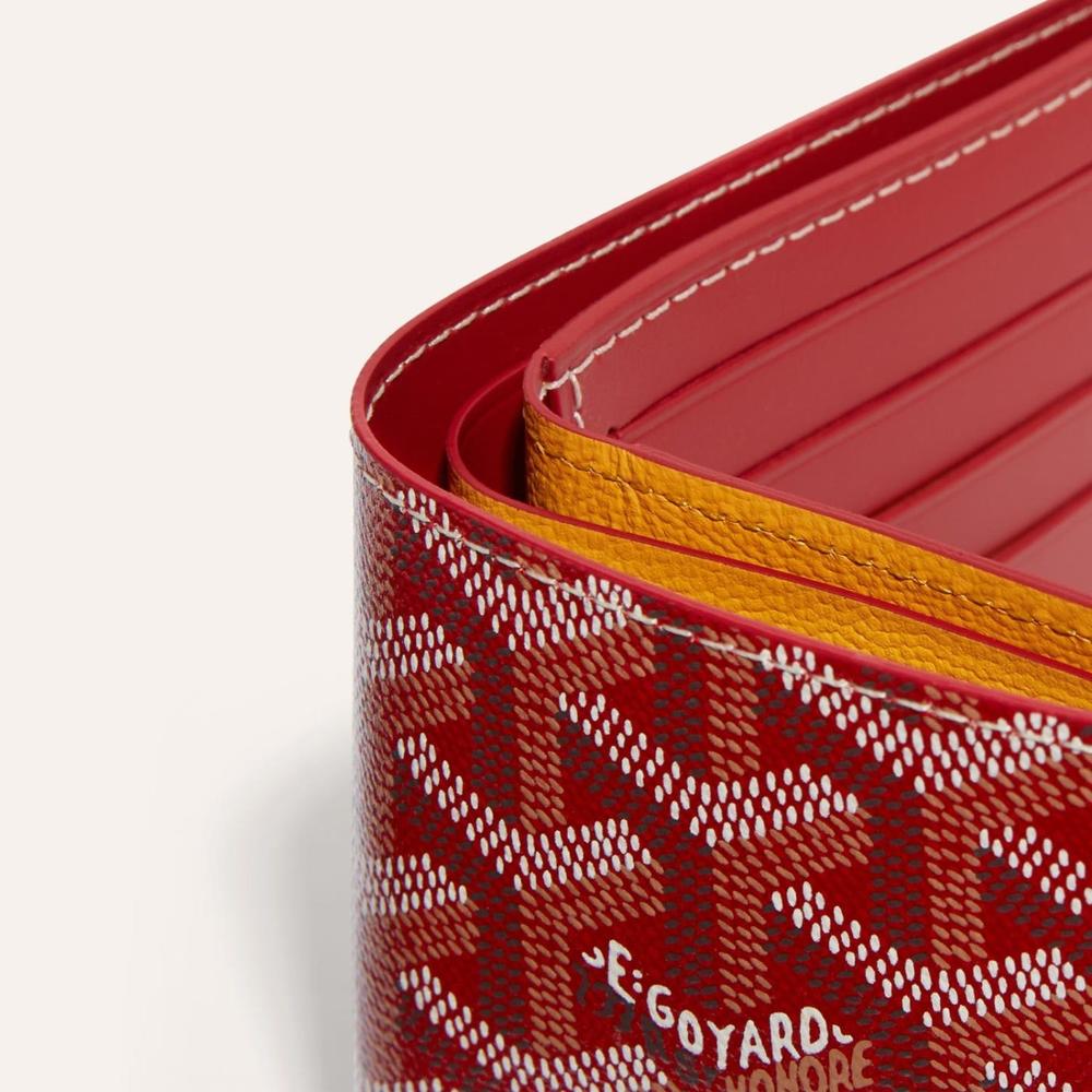 GOYARD Unisex Victoire wallet Red VICTO8PMLTY02CL02X