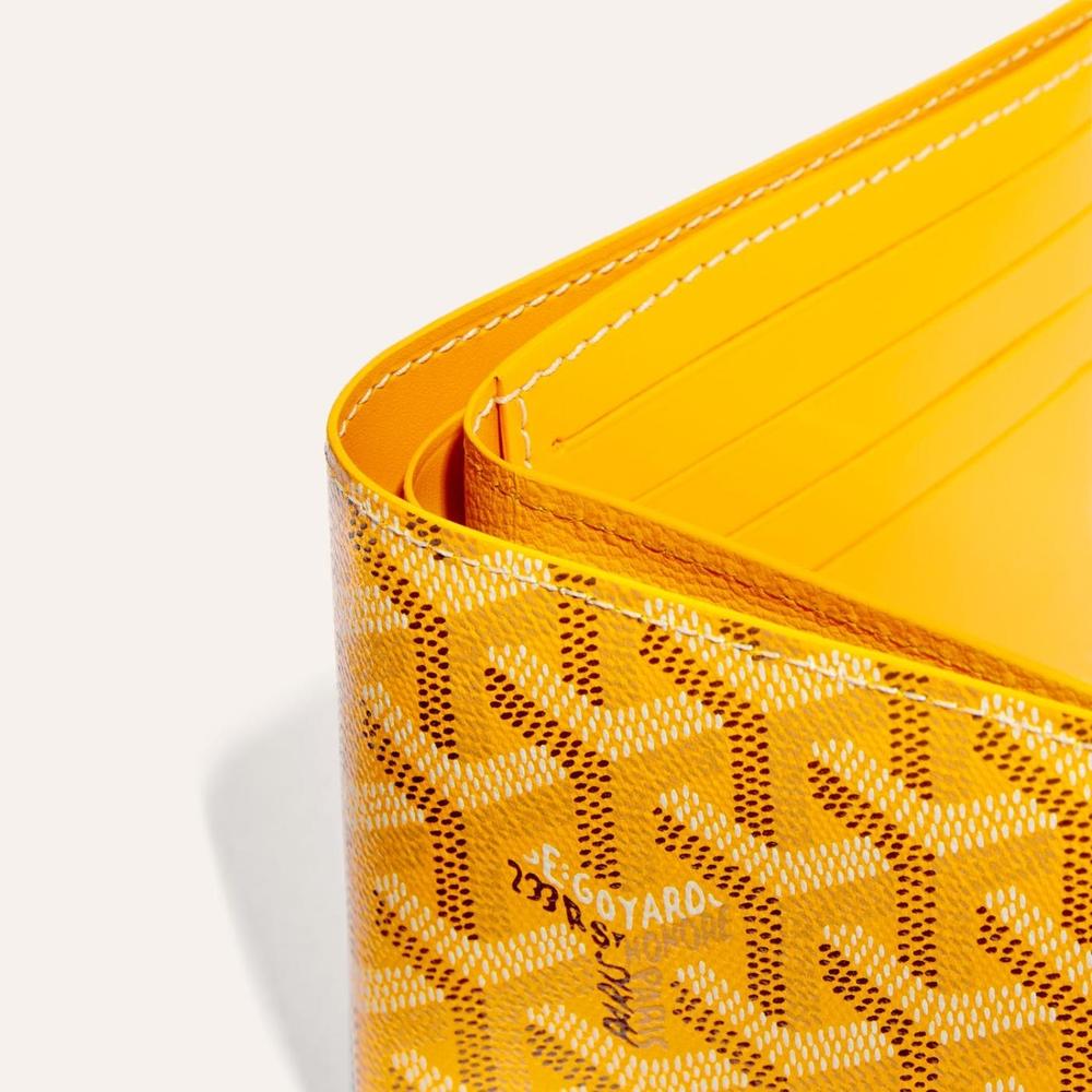 GOYARD Unisex Victoire wallet Yellow VICTO8PMLTY08CL08X